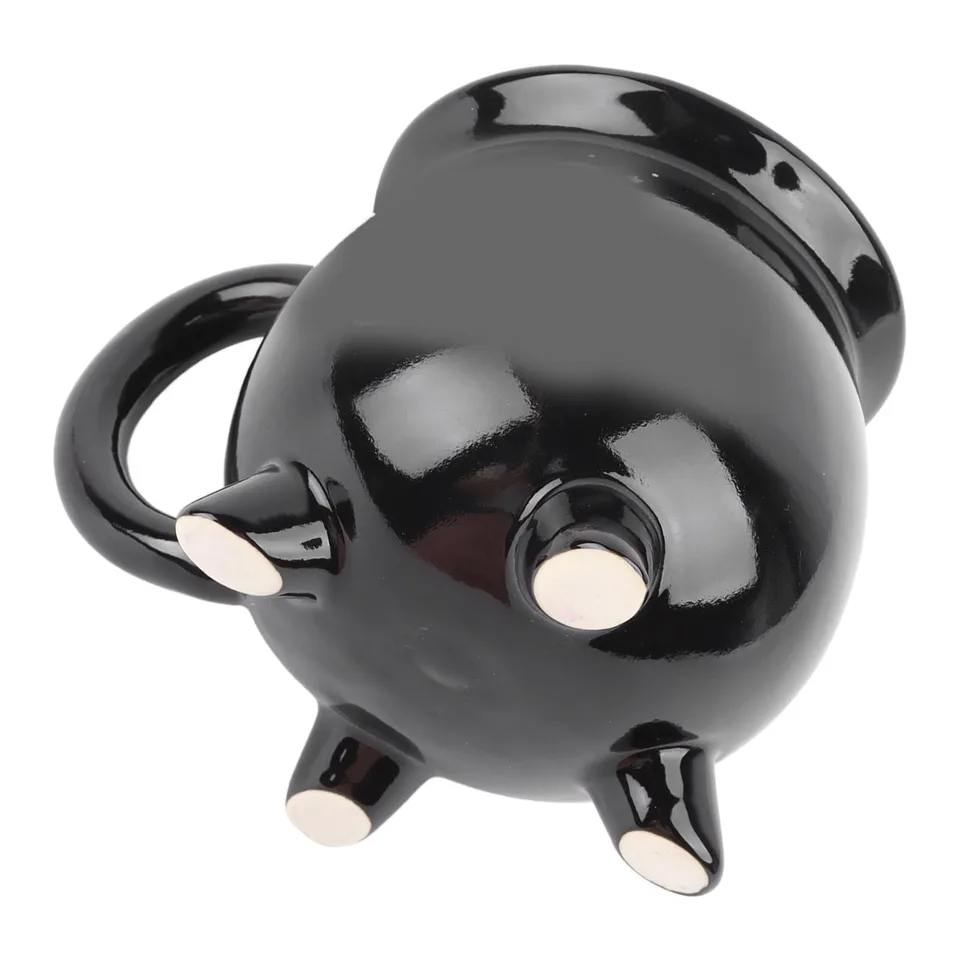 Heksen Ketel Mok 300Ml Verzegelde Witchy Zwarte Ketel Koffiemok Keramiek  Voor Halloween Decor Tafelblad Decoratie - AliExpress, image size:960x960