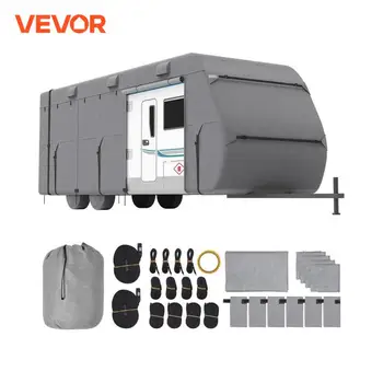 VEVOR 4-Layer Non-Woven Fabric Travel Trailer Cover 18-40FT 1