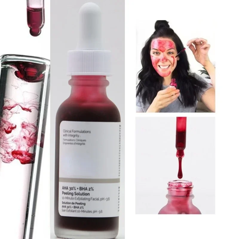 

Exfoliate, Lighten Skin Spots Remove Acne Smooth Fine Lines Brighten Skin Tone Fruit Acid Facial Essence Skin Care Face Serum