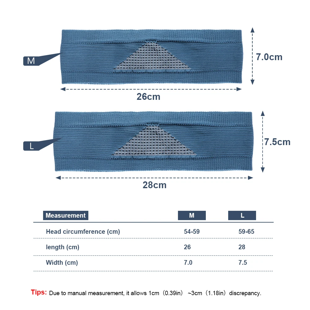 Description Picture 6 of itemHeadband Elastic Sports Sweatbands Gym Yoga Basketball Fitness Sweat Band Volleyball Tennis Cycling Running Hair Head Men Women