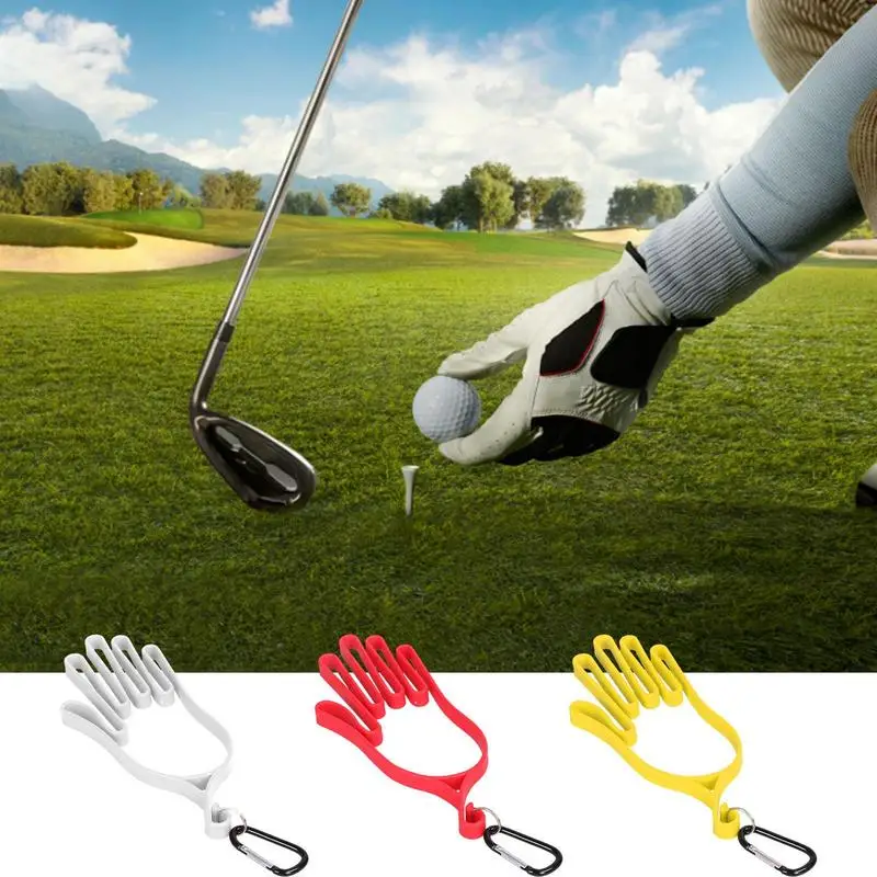 

Golf Gloves Holder Sports Golfer Tool Gear Rack Dryer Hanger Stretcher Shaper Accessories With Buckles