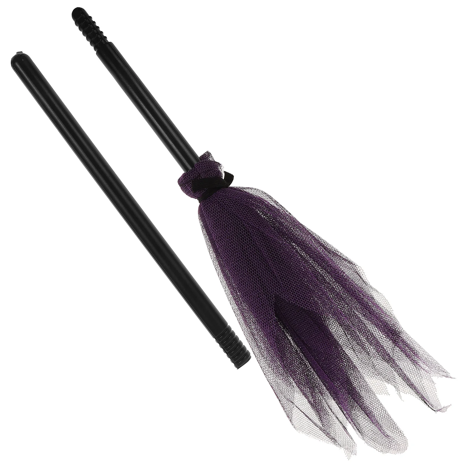 

Halloween Witches Broom Costume Decorative Props Masquerade Dress Up Miracle Broom for Halloween Cosplay Party(Random Color)