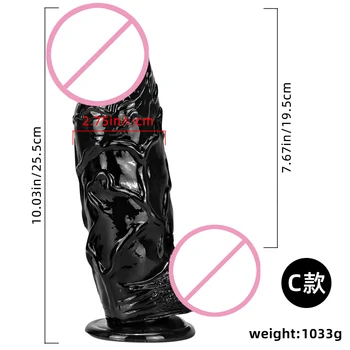 Huge Dildo Sex Toys For Women Thick Penis Realistic Big Size Dick With Suction Cup Fisting Adult Products Sexy Shop Orgasm Goods 5