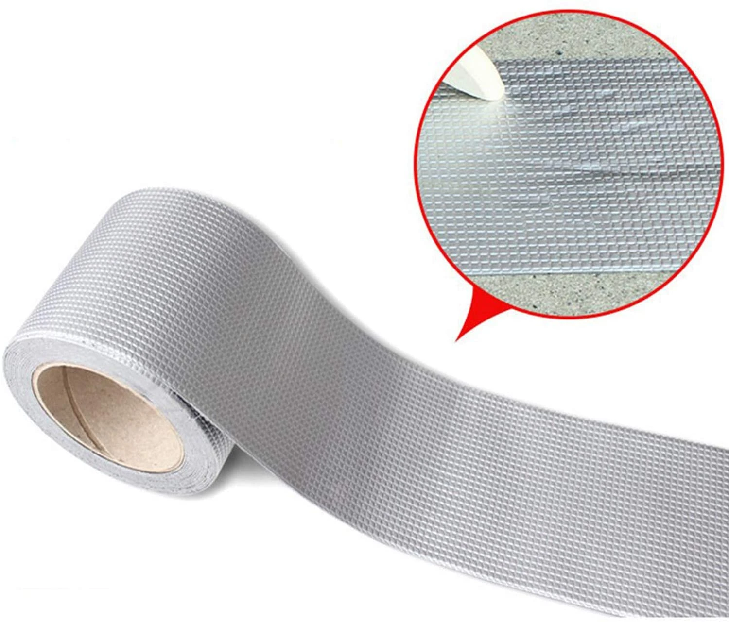 Aluminum Foil Butyl Rubber Adhesive Tape Selfadhesive For Repairing