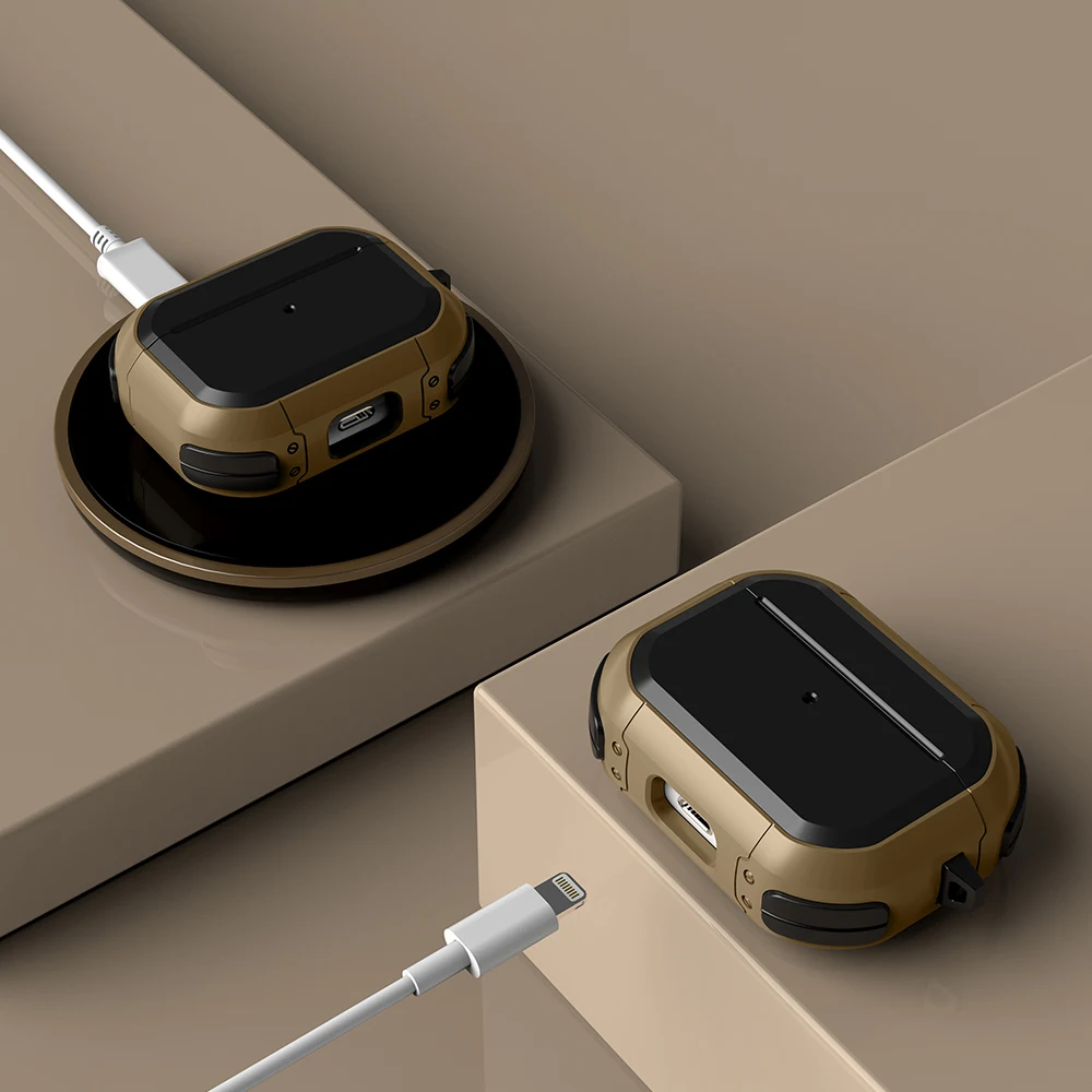 Premium Silicone Armor Luxury Earphone Case - Ultrathin Shockproof Protection Cover