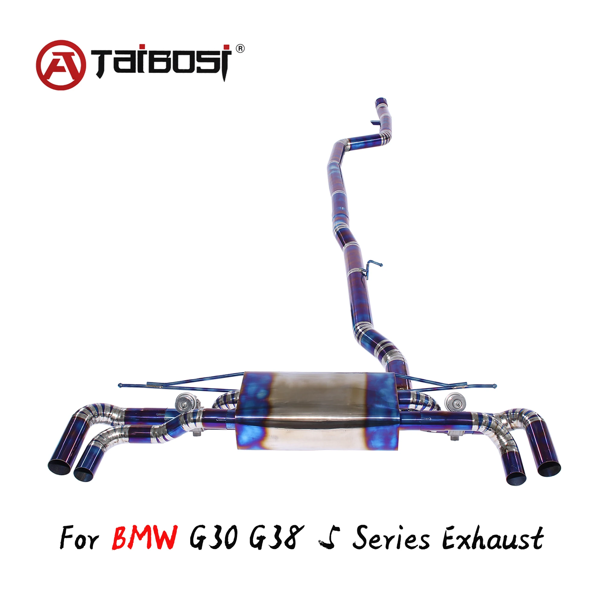For Bmw G30 G38 2.0t Taibosi Performance Exhaust Catbcak Titanium Alloy Pipe Car Vacuum