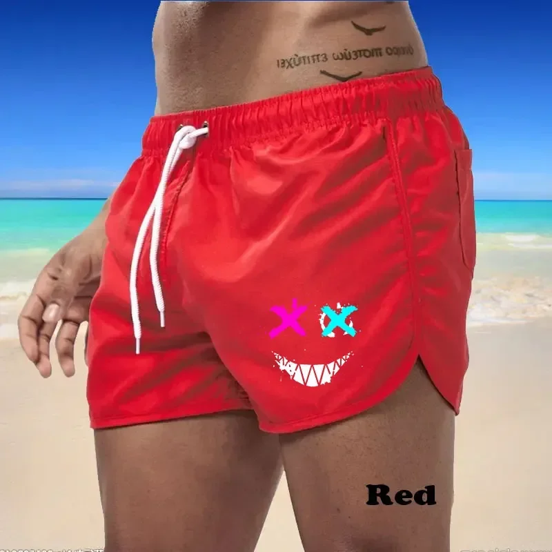 Summer Shorts Men Swim Trunks Quick Dry Board Shorts Bathing Suit Breathable Drawstring With Pockets Surfing Beach Sweat Pants 5