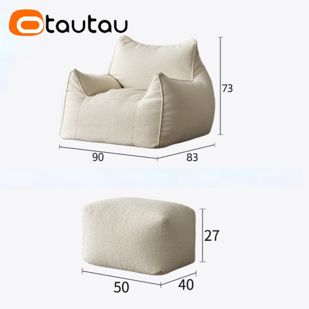 Bean Bag Sofa Pouf Cover Without Filler Outdoor SF114