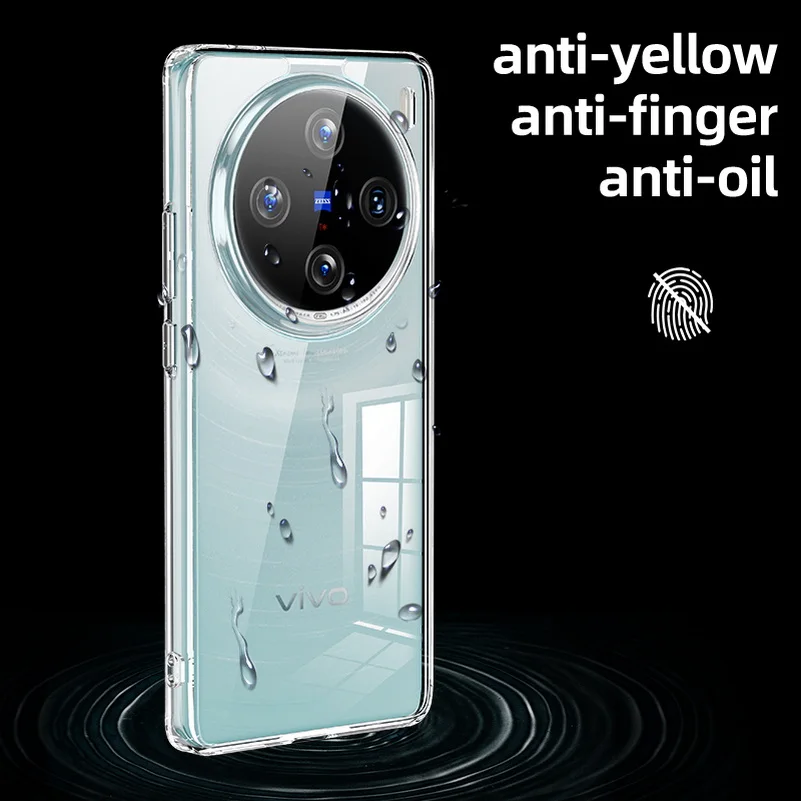 카메라 보호 투명 커버 휴대폰 케이스, VIVO X100 Pro x100 X90 Pro + X90 X80 X Note IQOO Neo 7 IQOO 12 Pro 8