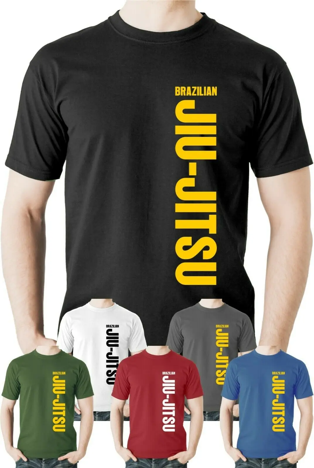 

BJJ T-Shirt Brazilian Jiu-Jitsu MMA Top Tee Clothing Training Martial Arts