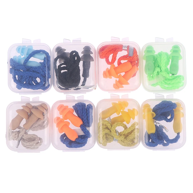 Generic 4Pairs Boxpacked Comfort Earplugs Noise Reduction Silicone