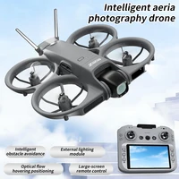 Drone Z906 4K HD avec double caméra, écran, moteur brushless, vol stationnaire par flux optique et évitement d'obstacles, quadricoptère RC 1