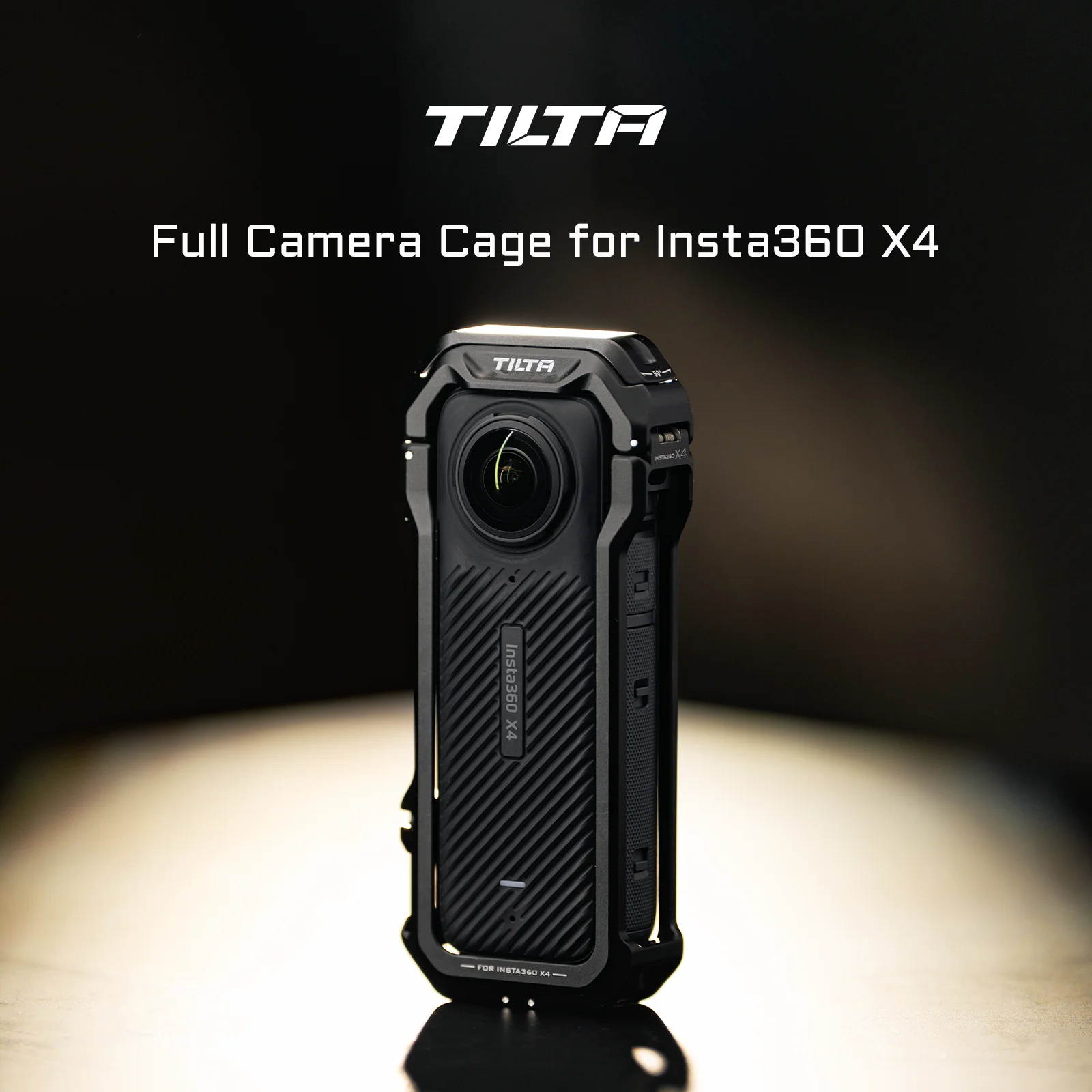 TILTA TA-T67-FCC-B Full Camera Cage for Insta360 X4 Black Quick 