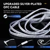 CCZ MC04 New style collision of technology and retro Upgraded Silver-plated OFC cable DD and BA Hybrid HIFI Earphones 4