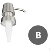 Stainless Steel  Soap Pump Liquid Lotion Dispenser Head Bathroom Liquid Soap Dispenser Toilet Hand Replace Lotion Shampoo Pump 4