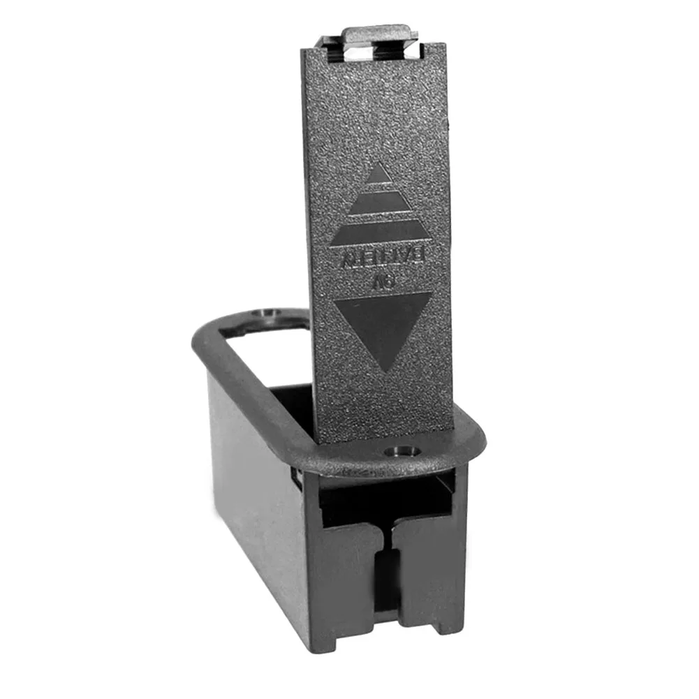 Bass-Batteriegehäuse, 81,5 x 29,5 mm, 9 V-Batteriekasten, flache Montage, Batteriegehäuse für elektrische Instrumente für aktive Tonabnehmer – Detail 4