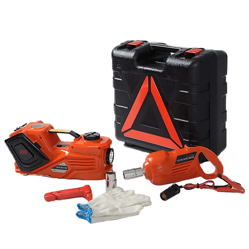 E-HEELP 12V 5Ton Electric Hydraulic Car Jack kit with Impact Wrench Lifting SUV Emergency Equipment Automotive Tools |