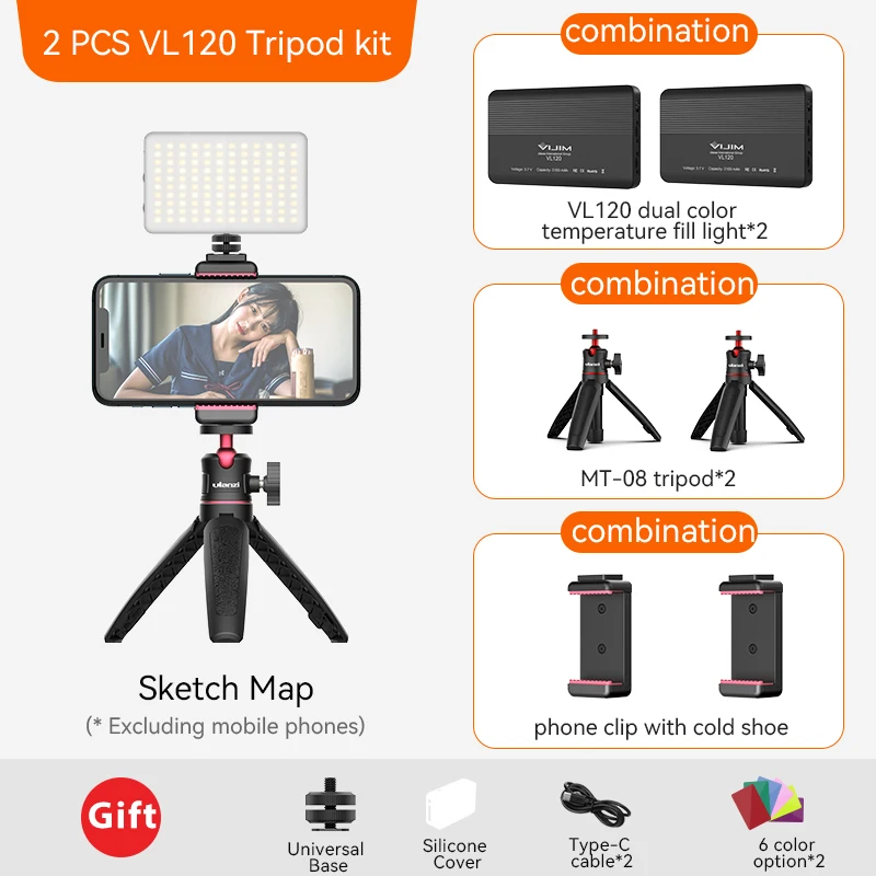 2PCS Black Kit