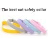 Fashion Safety Cat Collar Stretch Elastic Collars - Light Weight for Kitten, Neck for All Small Large Cat,Puppy Pet Accessories 4