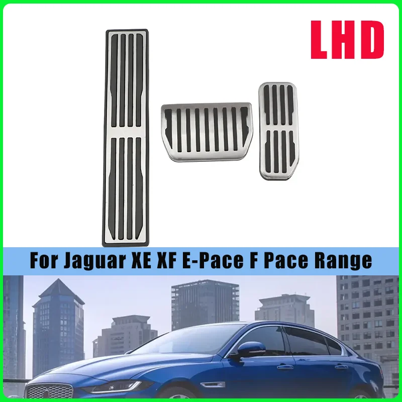 JESLEI Car Pedals For Jaguar F-Pace XE XF For Land Rover Discovery Sport For Range Rover Evoque Pedal, Mt With Rest - View #8