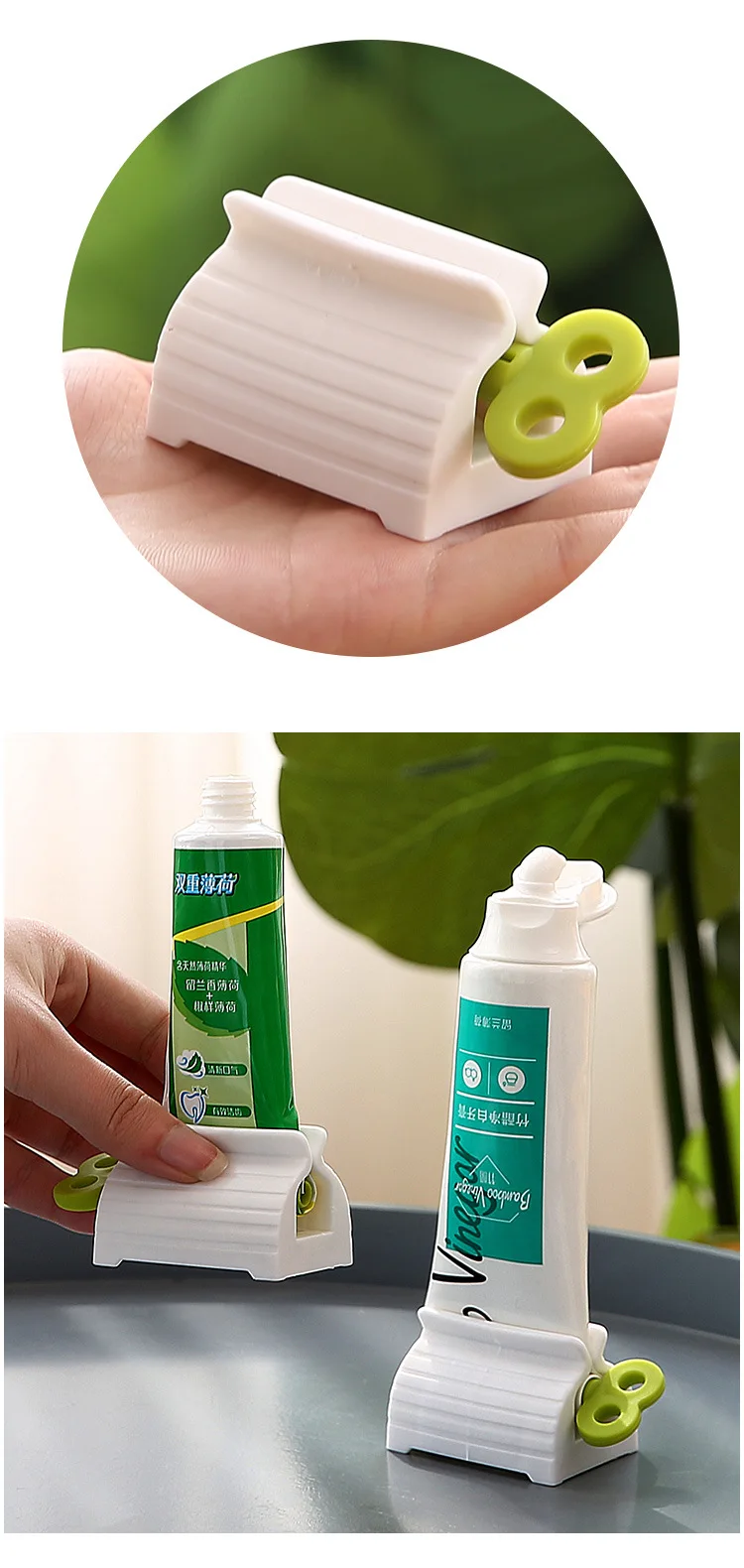 Description Picture 4 of itemToothpaste Presser Creative Simple Useful Things for Home Bathrooms Accessories Bathroom Supplies Squeezer Products Household