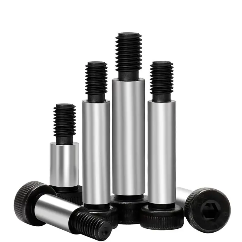 sourcing map 5pcs Vis Épaule 8mm 16mm long épaule M6 Filetage