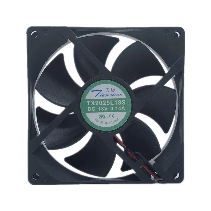 Tianxuan-refrigerador Silencioso Temperatura Constante Ventilador de Refrigeração Tx9025l18s 18v 0.14a 9025 9cm Novo - Imagem 3