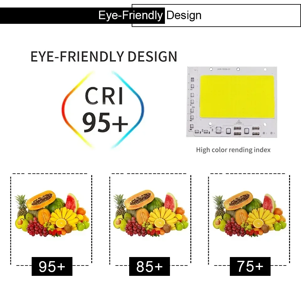 Description Picture 4 of itemAC200-240V LED COB Chip Smart IC No Need Driver LED Lamp For Flood Light Spotlight DIY LED Chip COB Linear Lighting Light Source