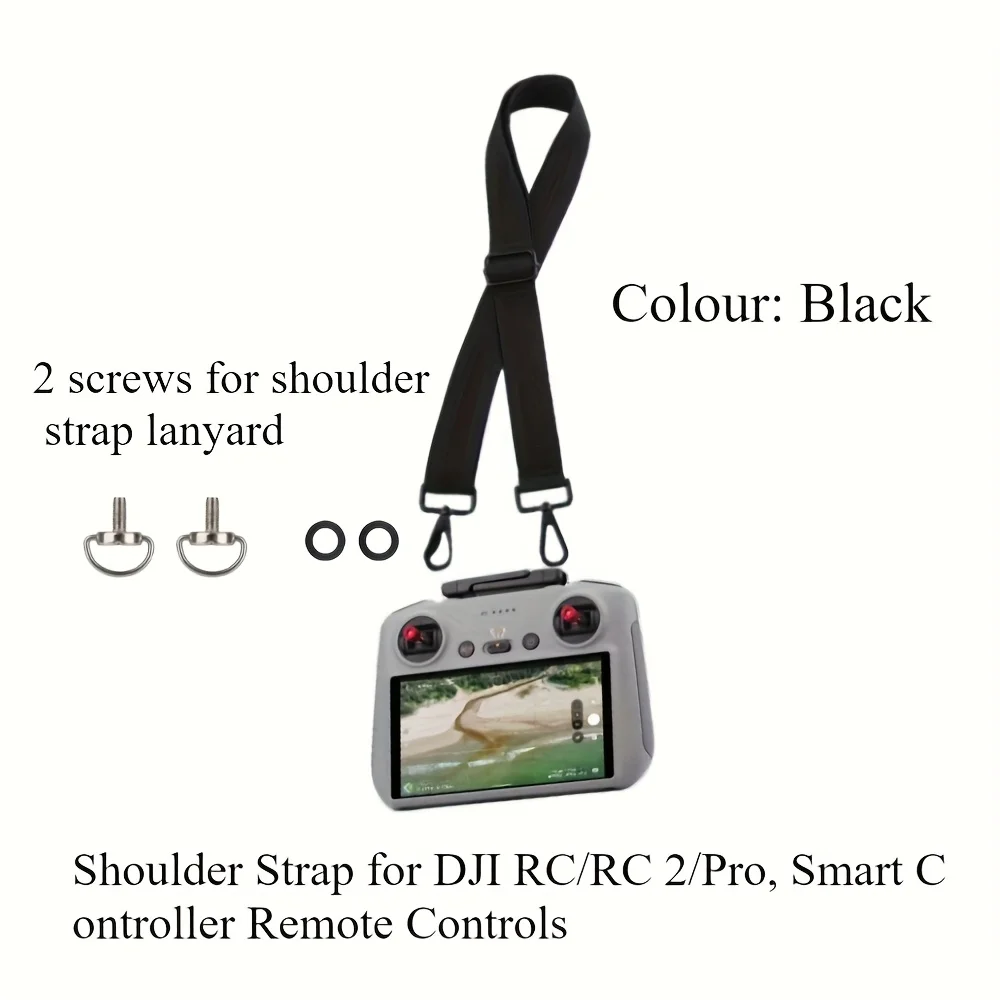 Sangle de cou pour télécommande DJI RC/RC 2/RC Pro - Noir et Vert