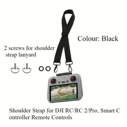 Adjustable Shoulder Strap with Metal Buckle and Screws - Black color