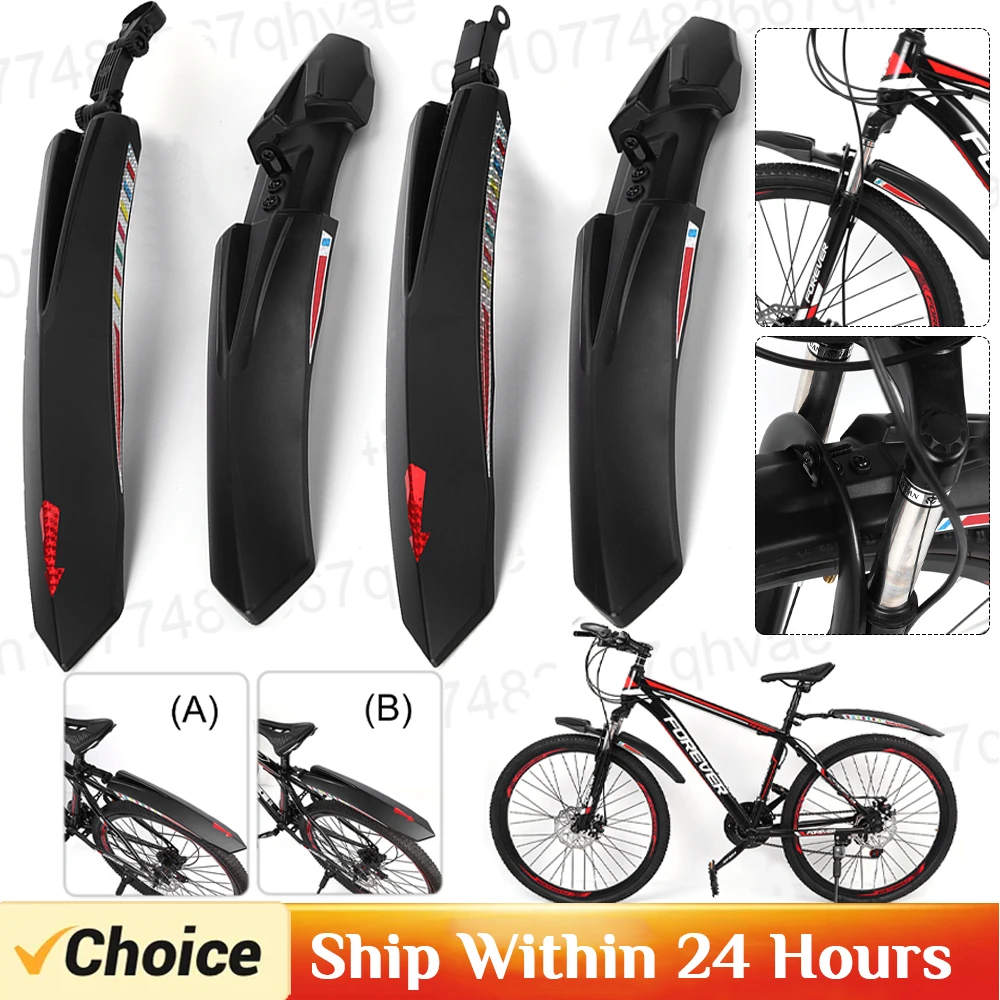 Las Mejores Ofertas En Universal Bicicleta Guardabarros Delantero Y Trasero Conjuntos Para Universal | EBay