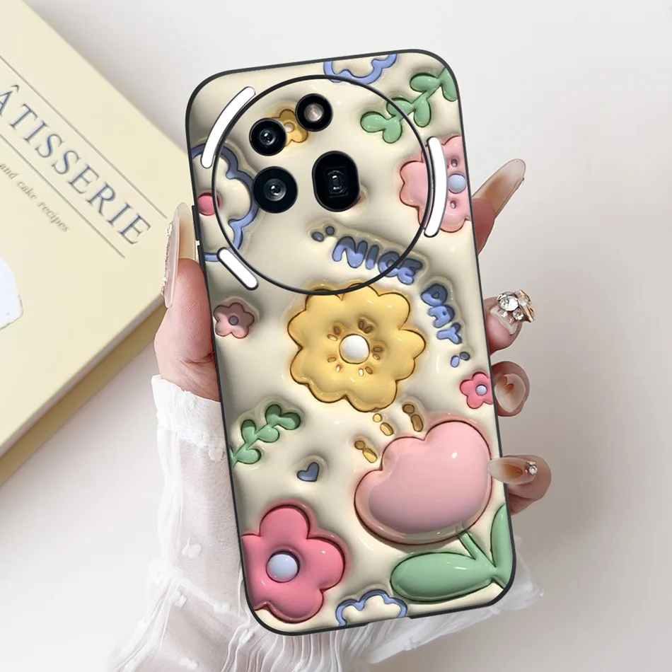 Cute Cartoon Black Silicone Soft Phone Case Bumper