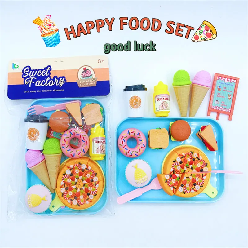 Plastic Pretend Play Kitchen Food Toys for Kids