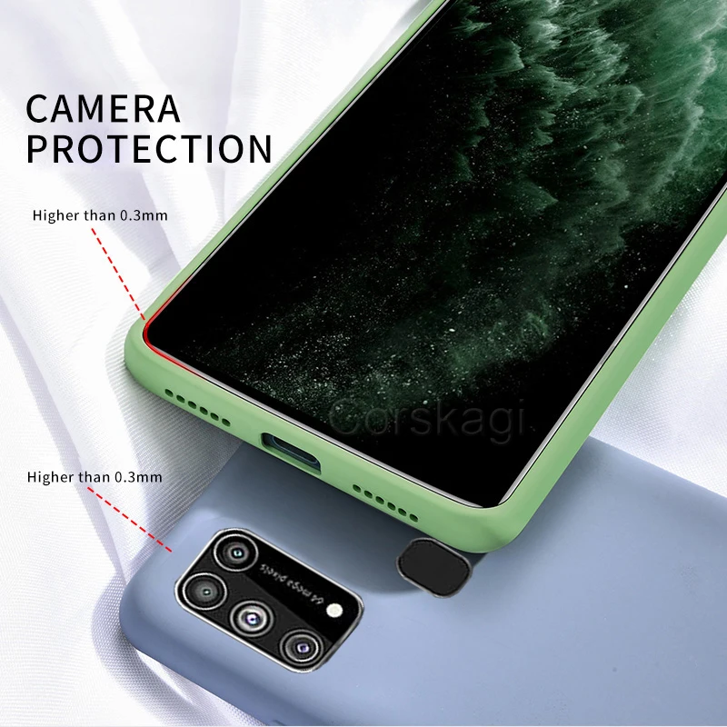 Soft Liquid Silicone Cover Case For Samsung Galaxy S23 A04S A14 A24 A34 A54 A22s A32 A52S A13 A23 A33 A53 5G M21 S20 FE M32 A12 phone waterproof case iphone case phone case phone protector cover leather phone case