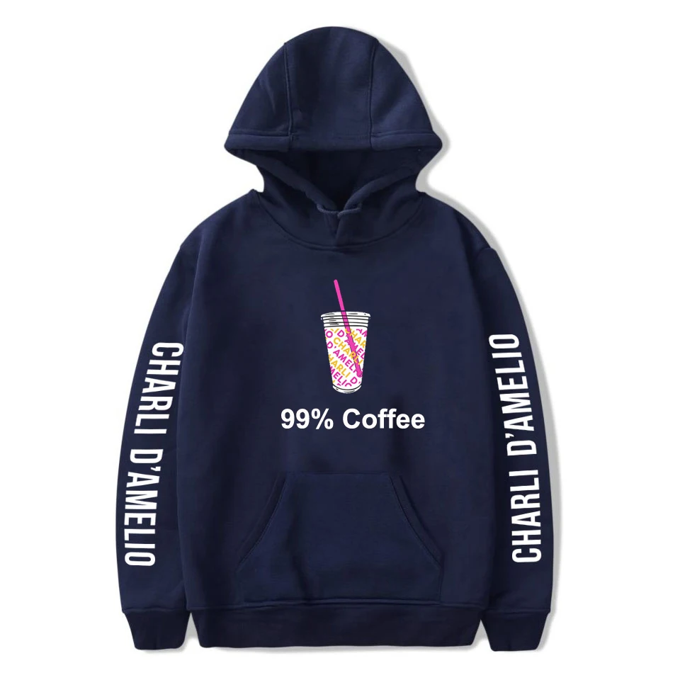 

New charli damelio Ice Coffee Splatter Hoodies Sweatshirts Men Women charli damelio merch Pullovers Unisex Costume Tracksuit