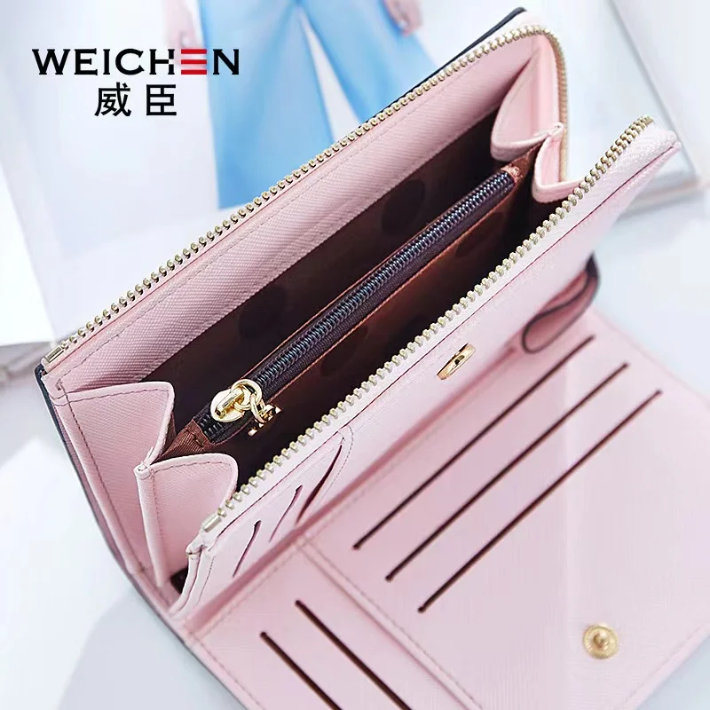 Wallet brief paragraph girl hand carry small han edition bag buckles zip zero wallet design students