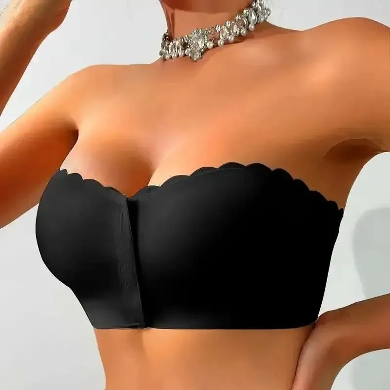 New Front Button Underwear Bras Smooth Breathable No Underwire Comfortable Gathering Invisible Women Brasseries