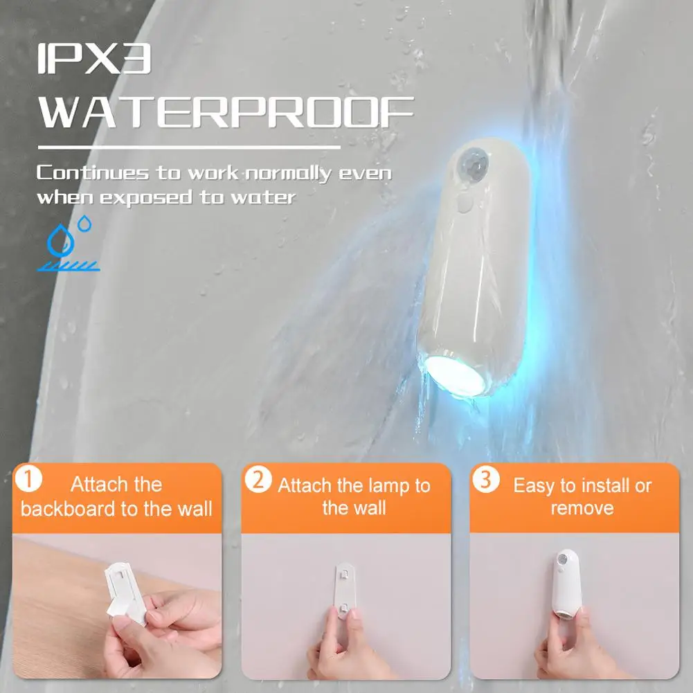 Lámpara Led Pies Sensor Movimiento Recargable - Image 5