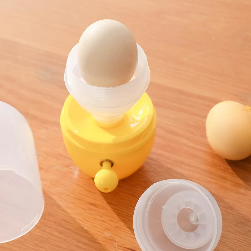 egg beater egg yolk mixer Egg Yolk Shaker Egg Puller Scrambler Gadget Manual Mixing Eggs Spin Maker Household Tool Kitchen Accessories