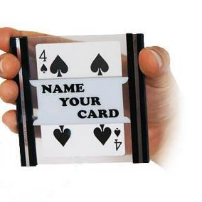 

Crystal Frame - Card Magic Tricks,Magic Accessories,Close-Up,Satge Magic Props,Mentalism,Illusion,Lightning Change Card Frame