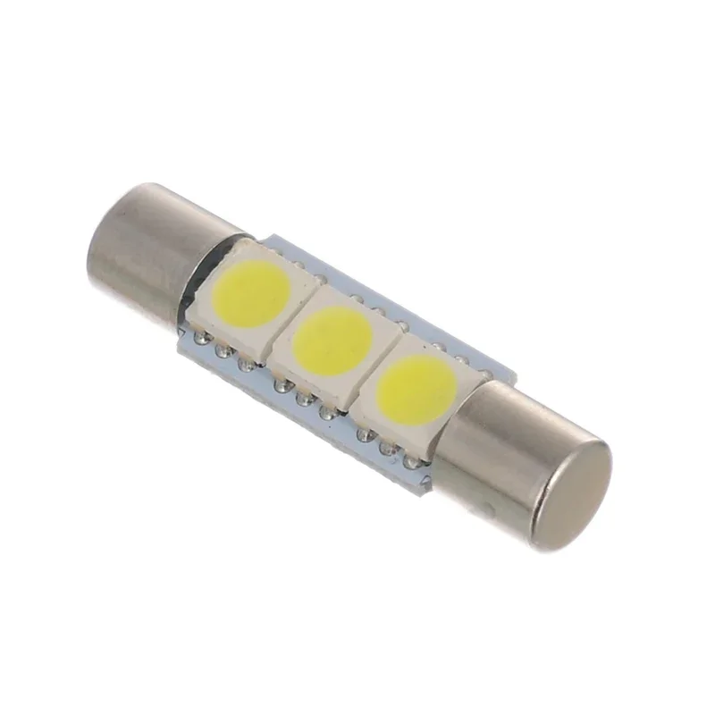 슈퍼 브라이트 전구, 백색 LED, 29mm, 5050 3SMD, 유용한 브랜드, 새로운 인기 최신 하이 퀄리티, 12V, 6500K, 10 개