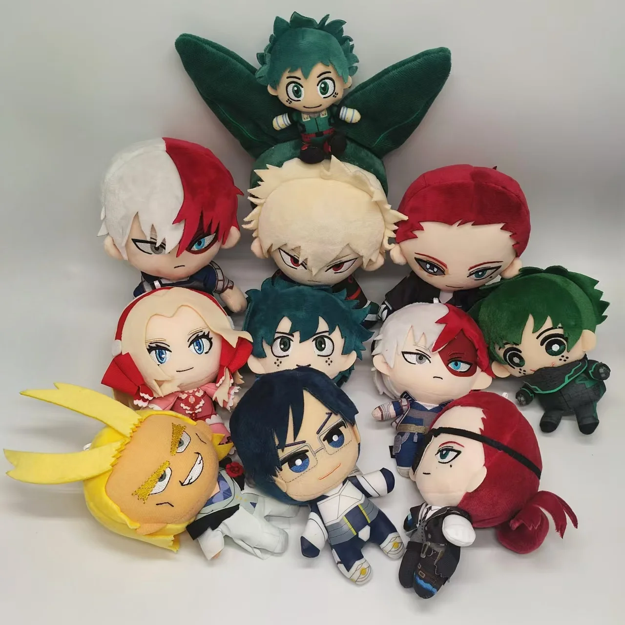 ヒーローのぬいぐるみ,15cm,オリジナルのキャラクター,ミドリヤ
