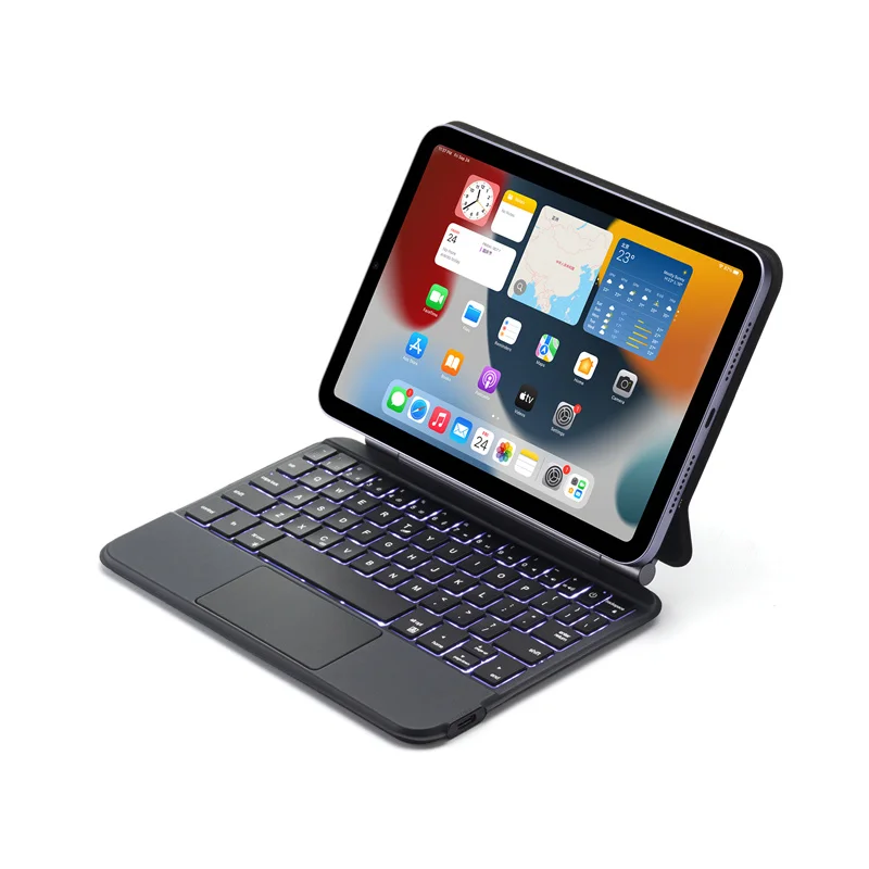 Teclado Magnético para Ipad Mini Touchpad Teclado Mágico Japonês e Coreano 2023 Case - Imagem 4