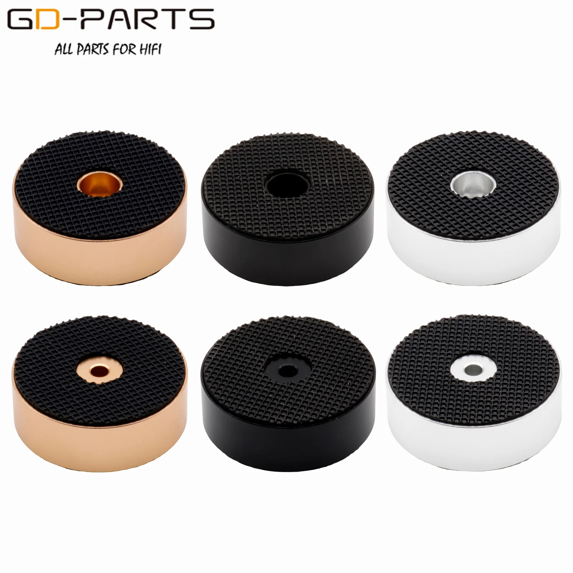 20mm 30mm 40mm Solid Aluminum Amplifier Feet Speaker Cabinet Isolation Stand Damper Leg Base DAC PC Turntable CD Player Mat Pad 2