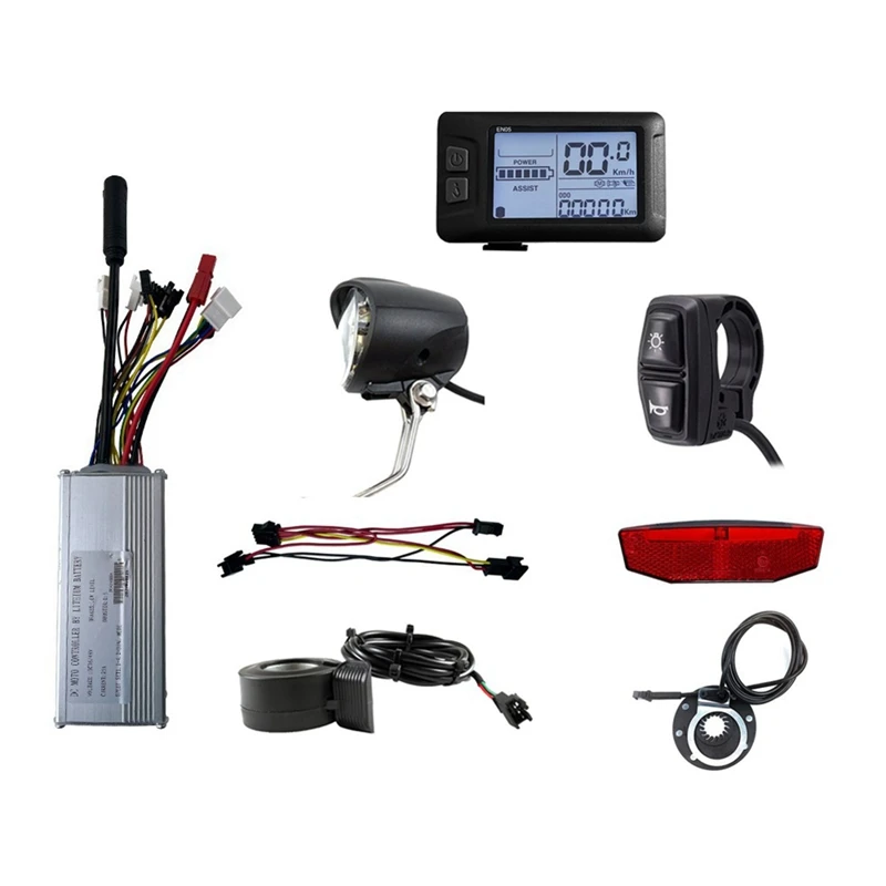 

36V 48V 750W E-Bike 25A Sine Wave Brushless Controller With EN05 Display E-Bike Light Display