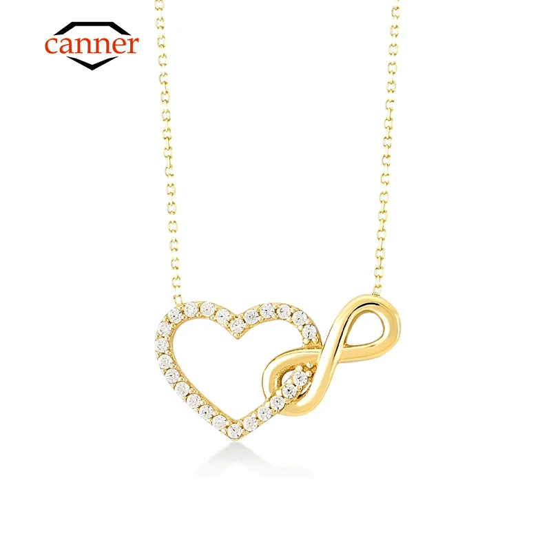 Sttiafay Collana Girocollo Con Ciondolo Cuore In Lega, Catena D'Argento Regalo Per Donne