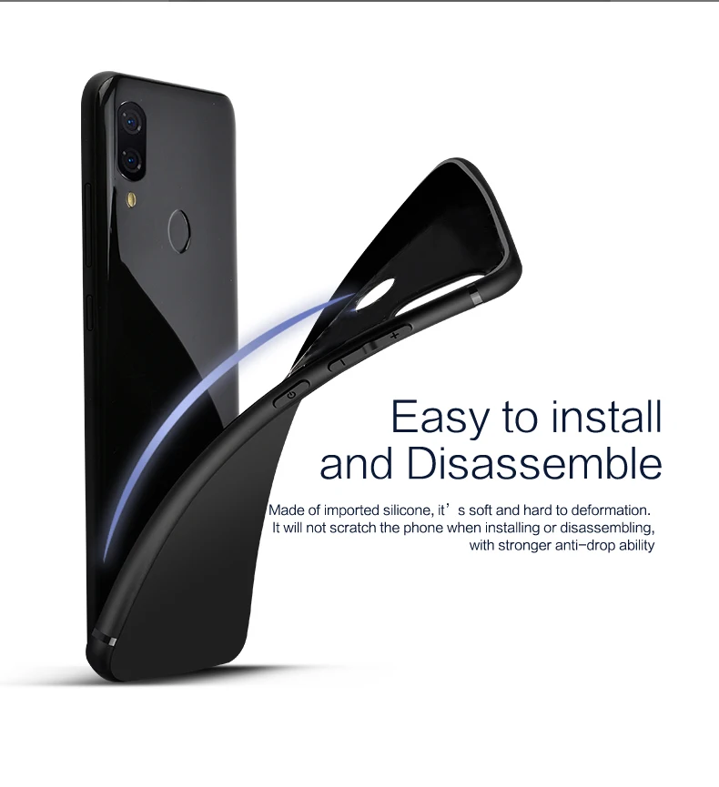 Phone Case for Xiaomi Mix 2 Soft TPU Coque Slim Back Cover
