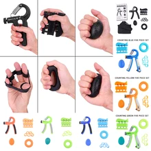 

5PCS Adjustable Heavy Gripper Fitness Expander for Hands Grips Wrist Training Increase Strength Spring Finger Pinch Carpal