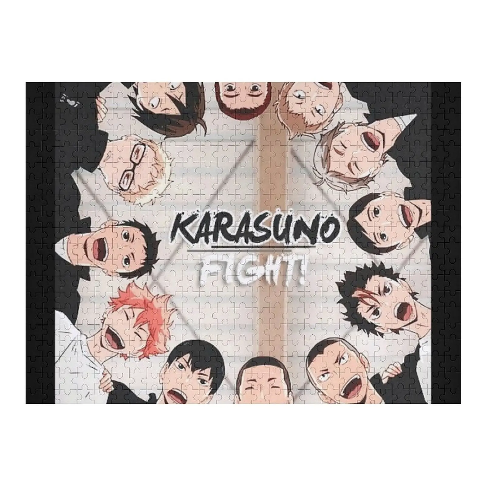 

Karasuno - Haikyuu Jigsaw Puzzle Jigsaw Custom Christmas Gifts Custom Wooden Animal With Photo Puzzle