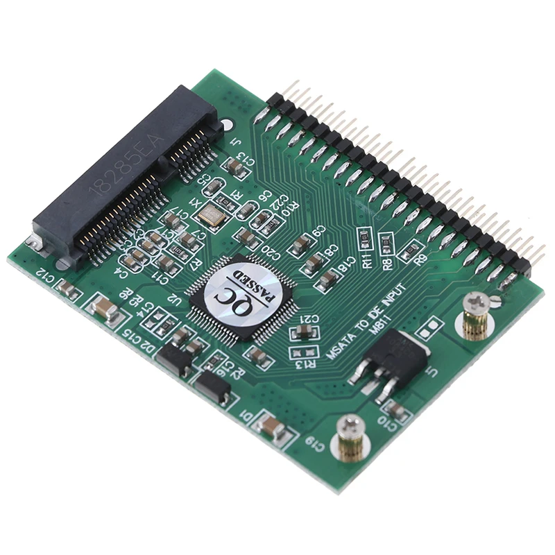 

MINI PCI-E MSATA SSD 44Pin Solid State Disk to 1.8inch 3.3V IDE / 2.5inch 5V IDE Adapter Card mSATA to IDE Converter Riser Board